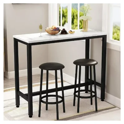 Barra Comedor Cuarzo Blanco Calacatta 140x70x110 cm 1