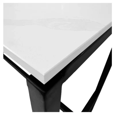 Barra Comedor Cuarzo Blanco Calacatta 140x70x110 cm 3