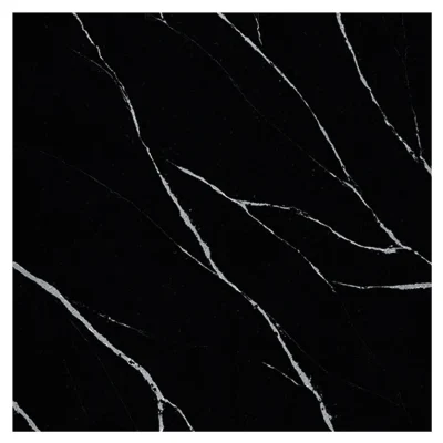 Barra Comedor Cuarzo Negro Marquina 140x70x110 cm 4